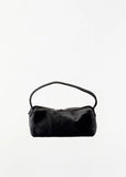 Leather Handle Bag, Small — Black