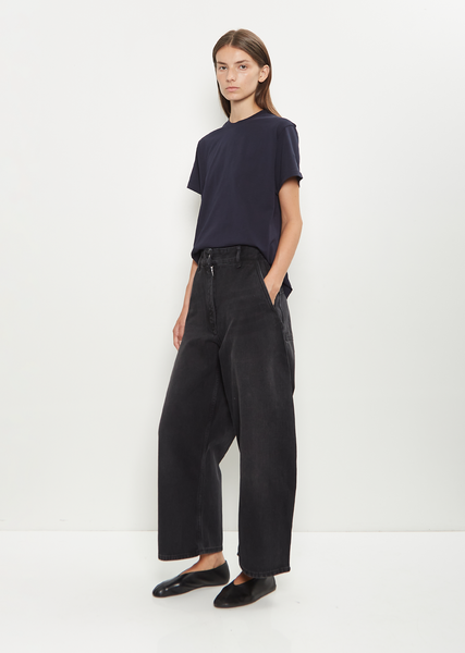 Chalco Denim Pant — Washed Black – La Garçonne