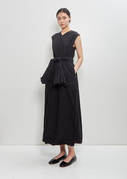 Paper Cotton Sleeveless Maxi Dress OE – La Garçonne