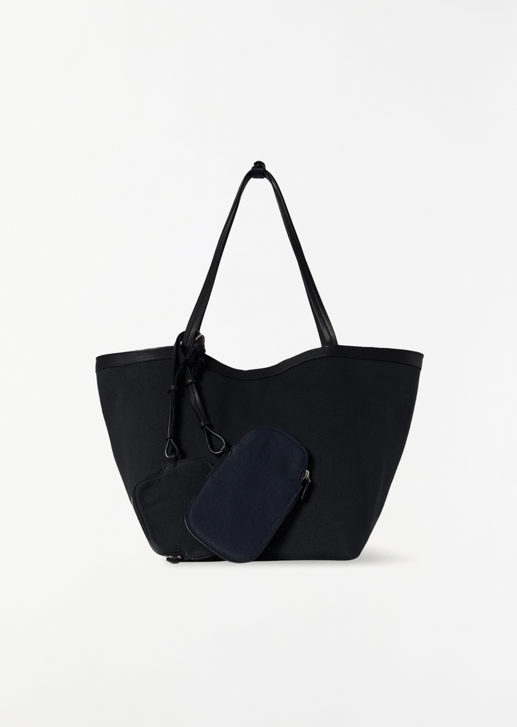 Park Tote Three Canvas — Black / Blue Ans