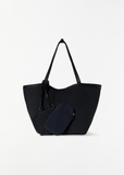 Park Tote Three Canvas — Black / Blue Ans