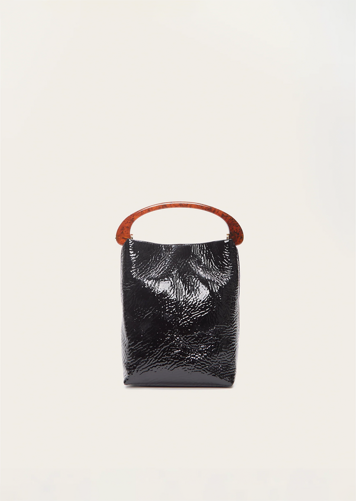 Handle Crisp Patent leather Bag
