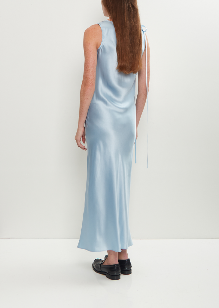 Silk Bow Detail Camisole Dress