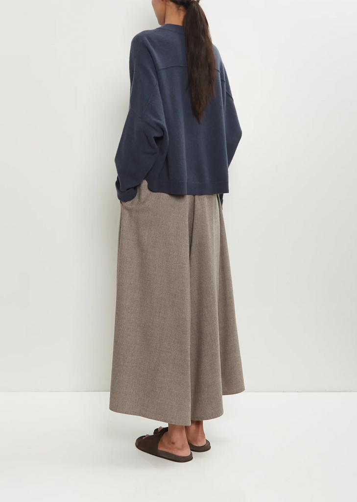 Cashmere Iconic Crewneck Sweater — Pacific