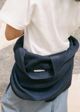 Linen Cashmere Silk Boyfriend's Cardigan — Midnight