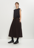 Deep Pockets Volume Cotton Skirt