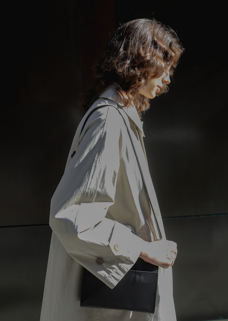 Oversized Wind Slip Soutien Coat