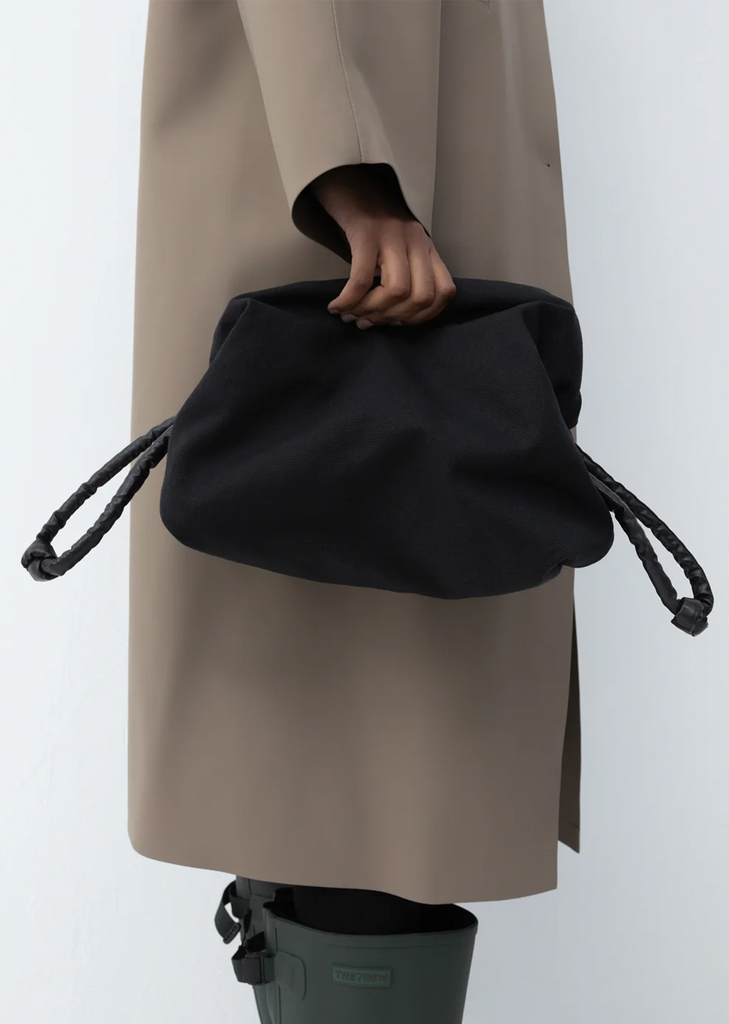 Canvas Pouch — Black / Oil Black
