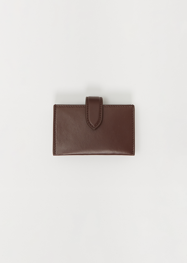 Multi Card Silk Leather Case