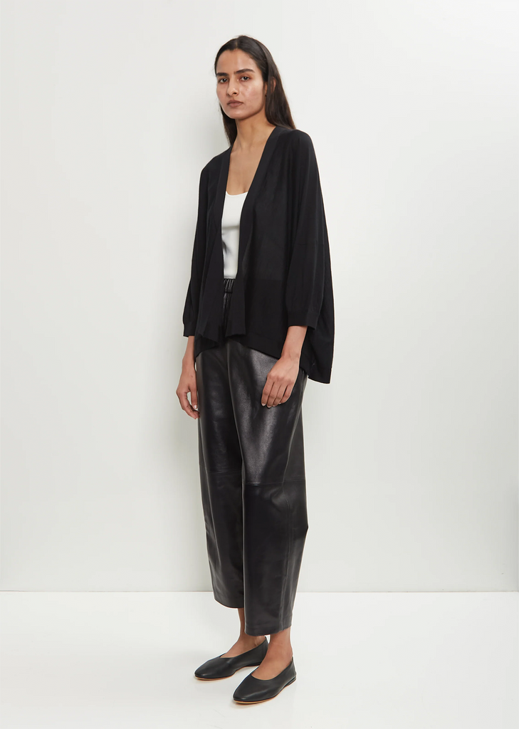 Cashmere Loose Short Cardigan