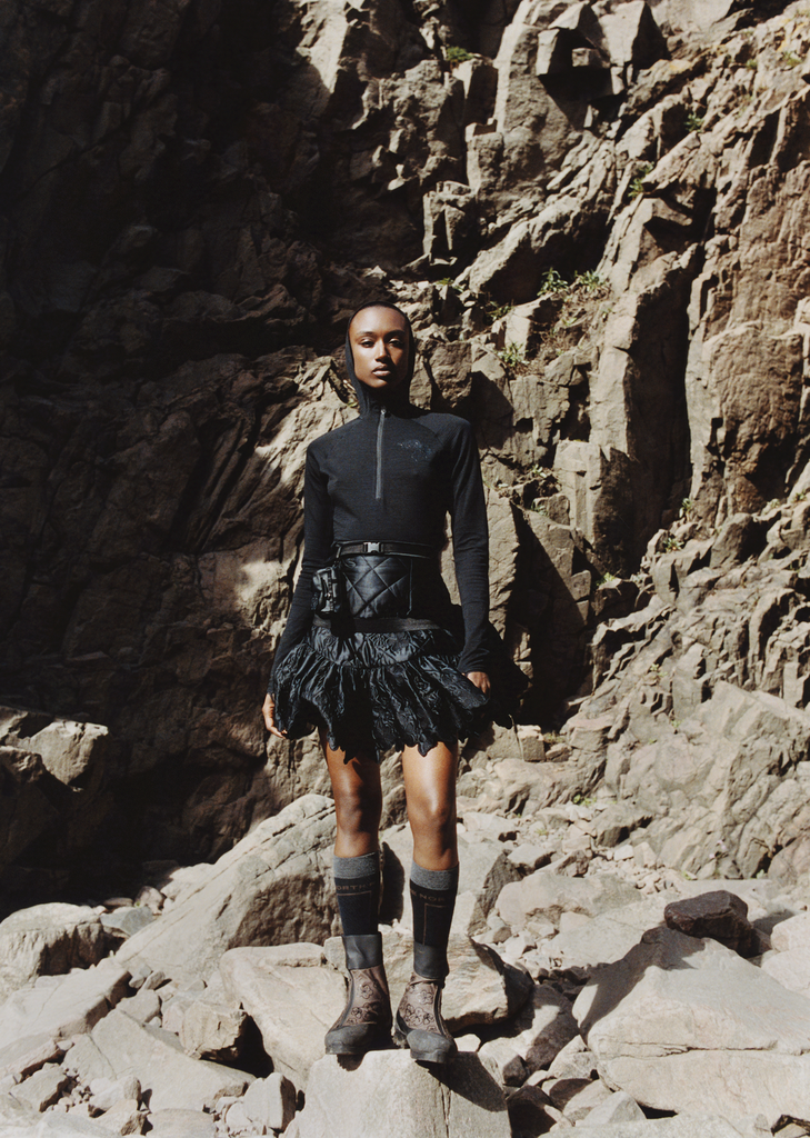 x The North Face Symone Dotknit Baselayer