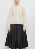 Cashmere Long Sleeve Cardigan — Off White