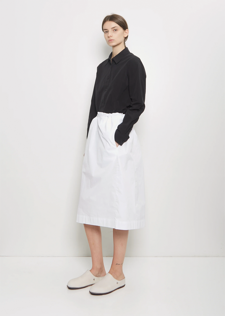 Guidi Leather Clogs — Chalk