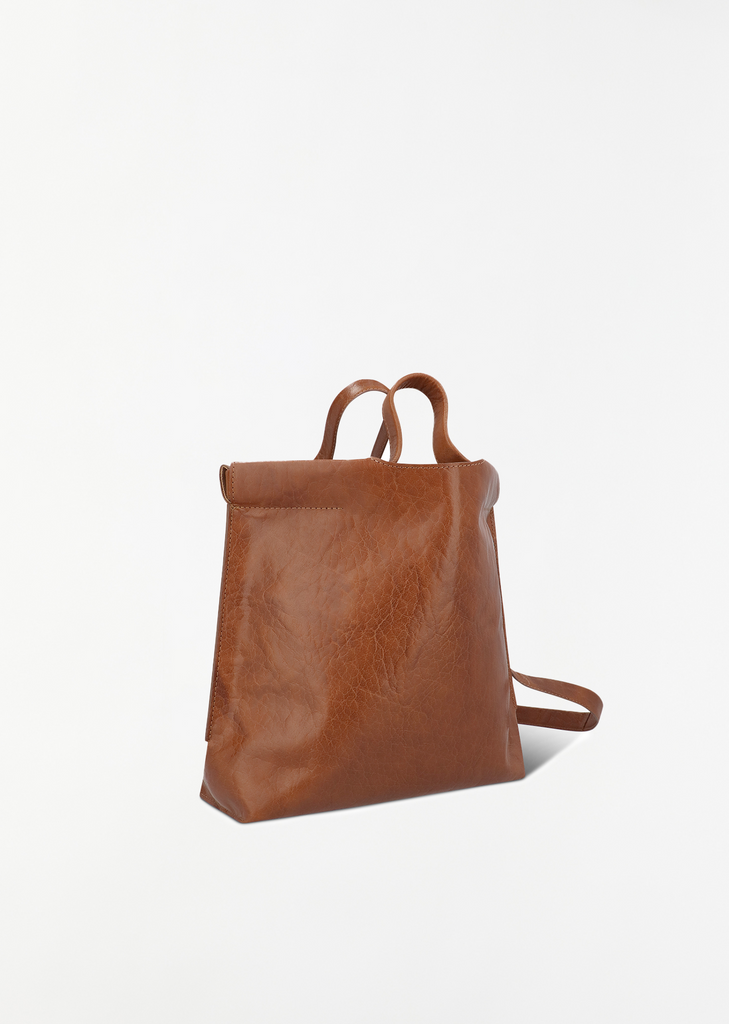 Shopper Bag, Small — Cognac