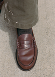 Soft Leather Loafer — Brown