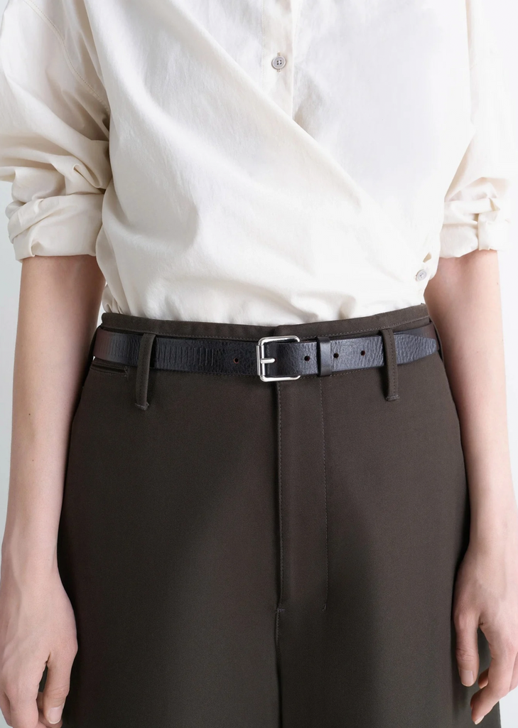 Rail Leather Belt 25 — Dark Brown