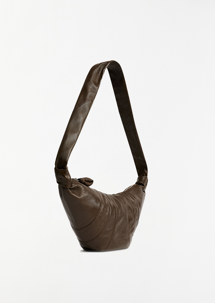 Medium Croissant Bag — Dark Tobacco – La Garçonne
