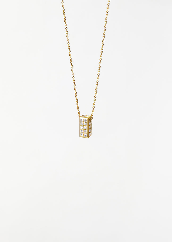 Diamond Brick Necklace
