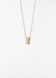 Diamond Brick Necklace
