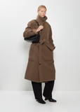 Leather Shoulder Grip Bag
