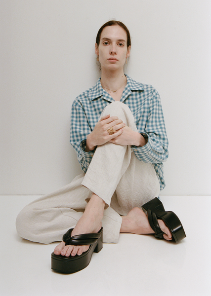 Leather Platform Sandal – La Garçonne Leather Platform Sandal – La Garçonne