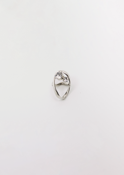 アクセサリー HARUNOBUMURATA STRASS FRINGE RING STRASS FRINGE RING SHORT - SILVER – HARUNOBUMURATA
