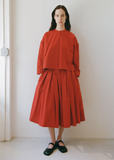 Cotton Poplin Solange Skirt