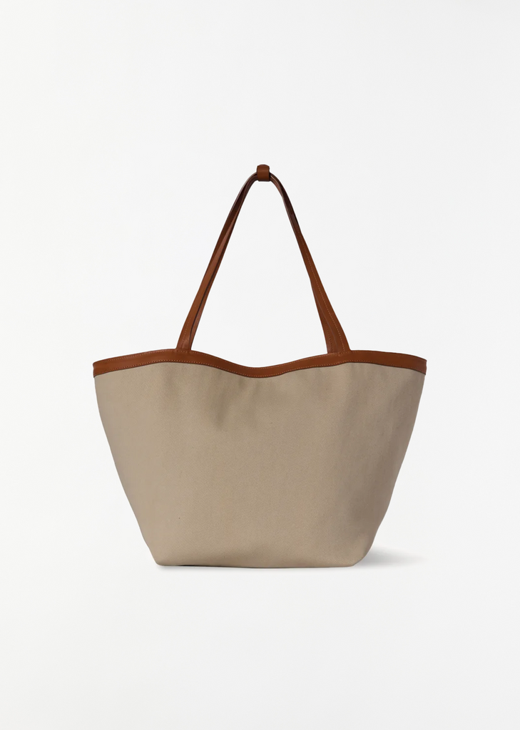 Park Tote Three Canvas — Brown / Ecru / Cuir Ans