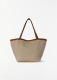 Park Tote Three Canvas — Brown / Ecru / Cuir Ans