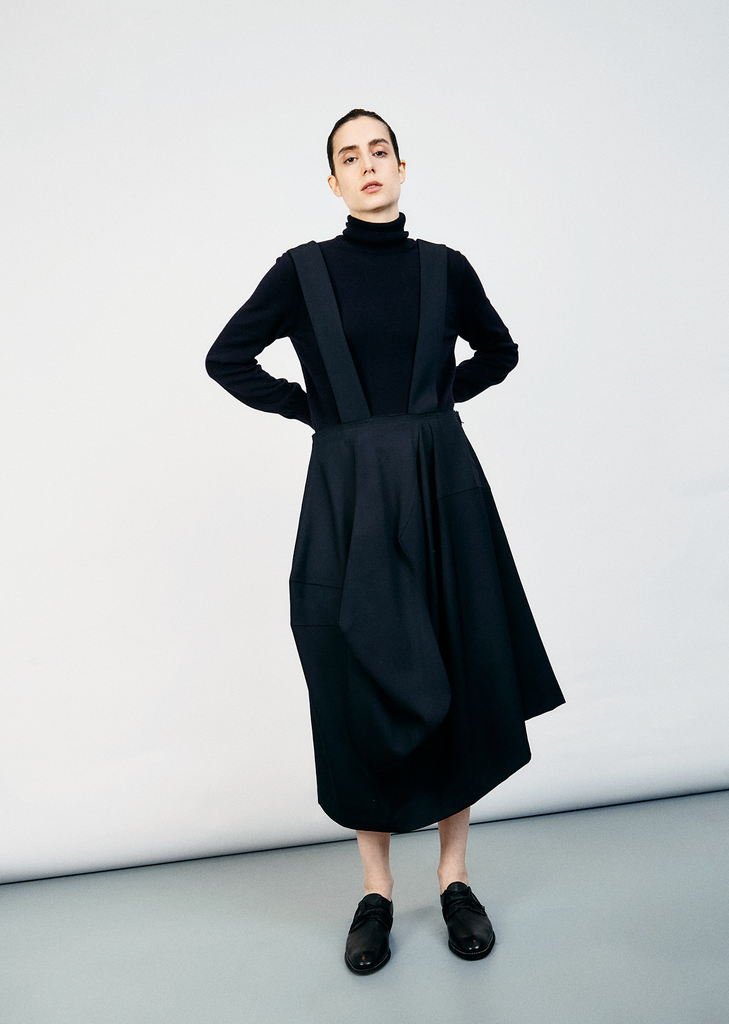 Wool Suspender Skirt