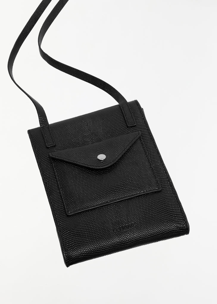 Envelope With Strap — Black