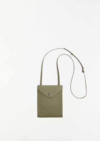 Envelope With Strap — Dusty Khaki