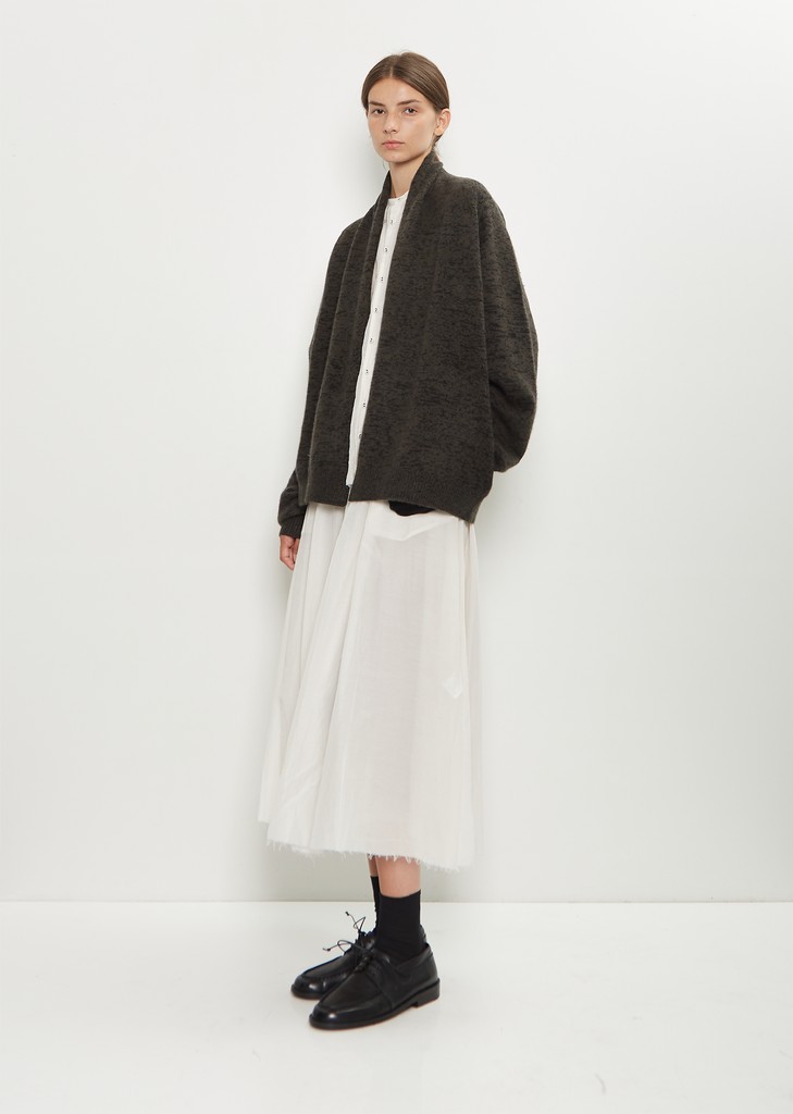 Cashmere Wool Short Cardigan