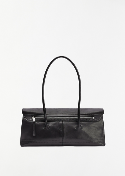 rough style bag／キルティングblack Gucci Black Pebbled Leather Icon Bit Medium Shoulder Bag