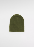 Cashmere Silk Beanie — Mountain Green
