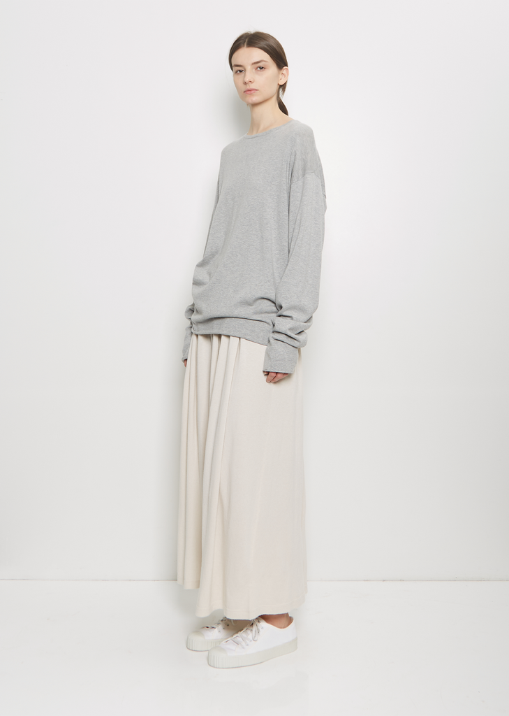 n°347 Aries Cotton Cashmere Sweater — Grey