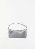 Small Leather Handle Bag — Grey