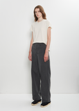 Wool Linen Wide Pants