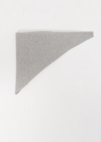 Marc Triangle Scarf — Light Grey