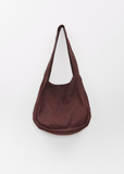 Hobo Leather Bag — Burgundy