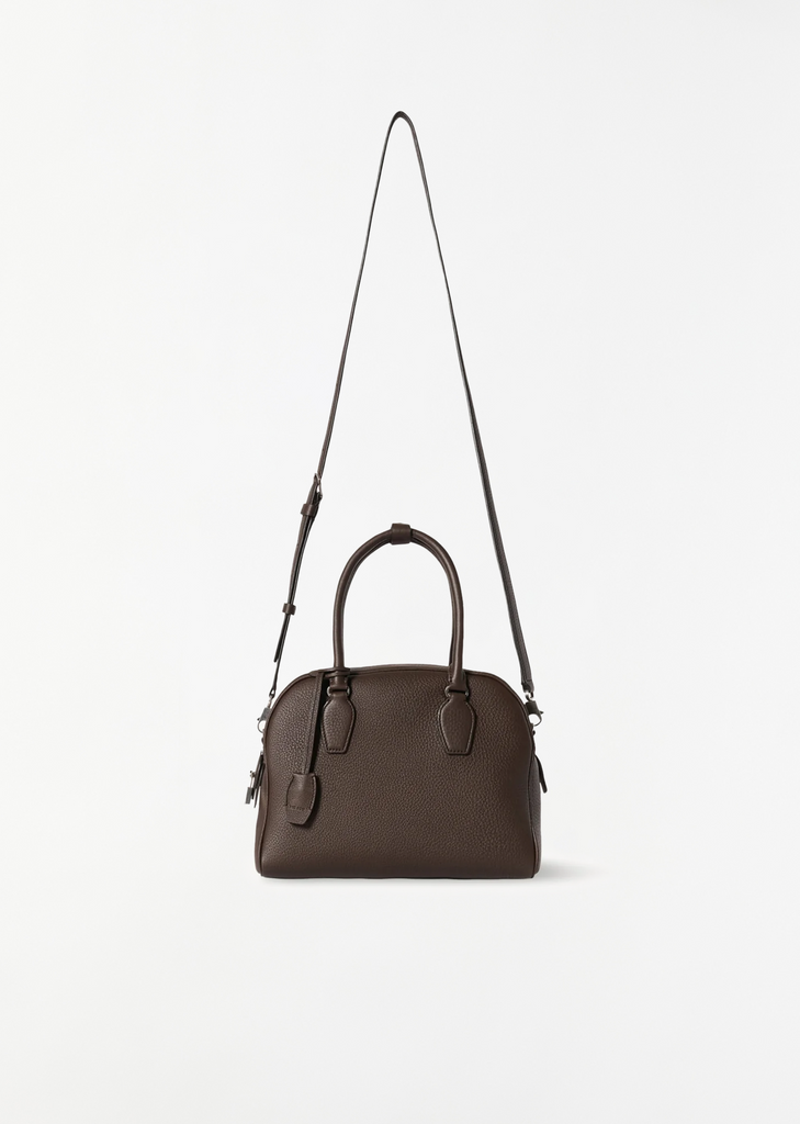 India 10.00 - Lux Grain Leather — Deep Brown