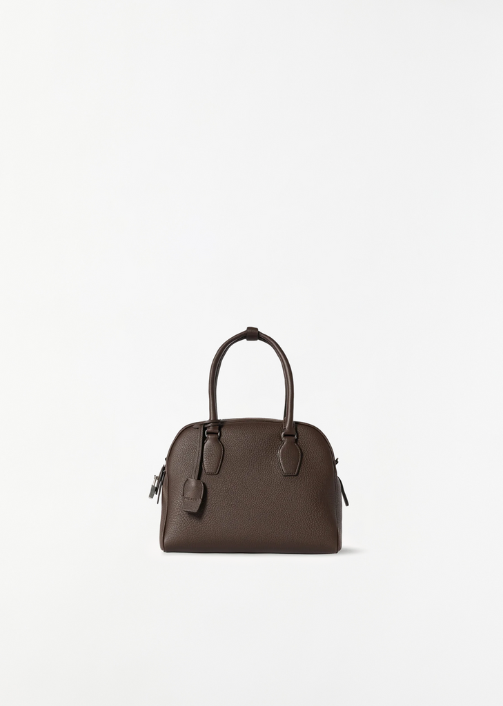 India 10.00 - Lux Grain Leather — Deep Brown