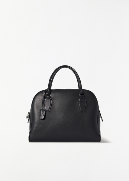 India 12.00 - Saddle Leather — Black ANS – La Garçonne