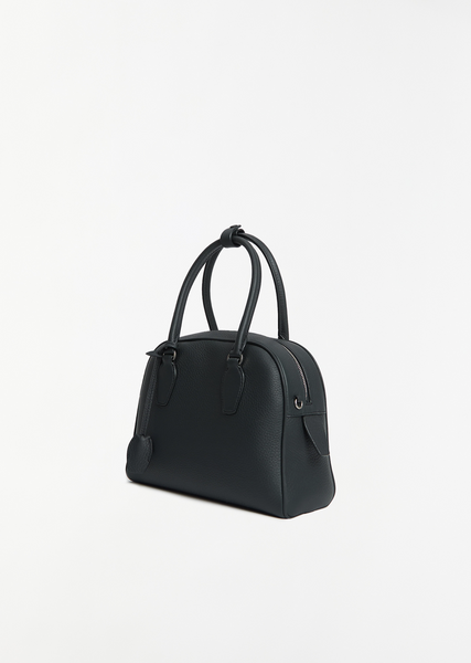 India 10.00 - Lux Grain Leather — Dark Pine Ans – La Garçonne