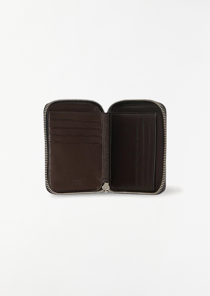 Leather Zip Wallet, Small