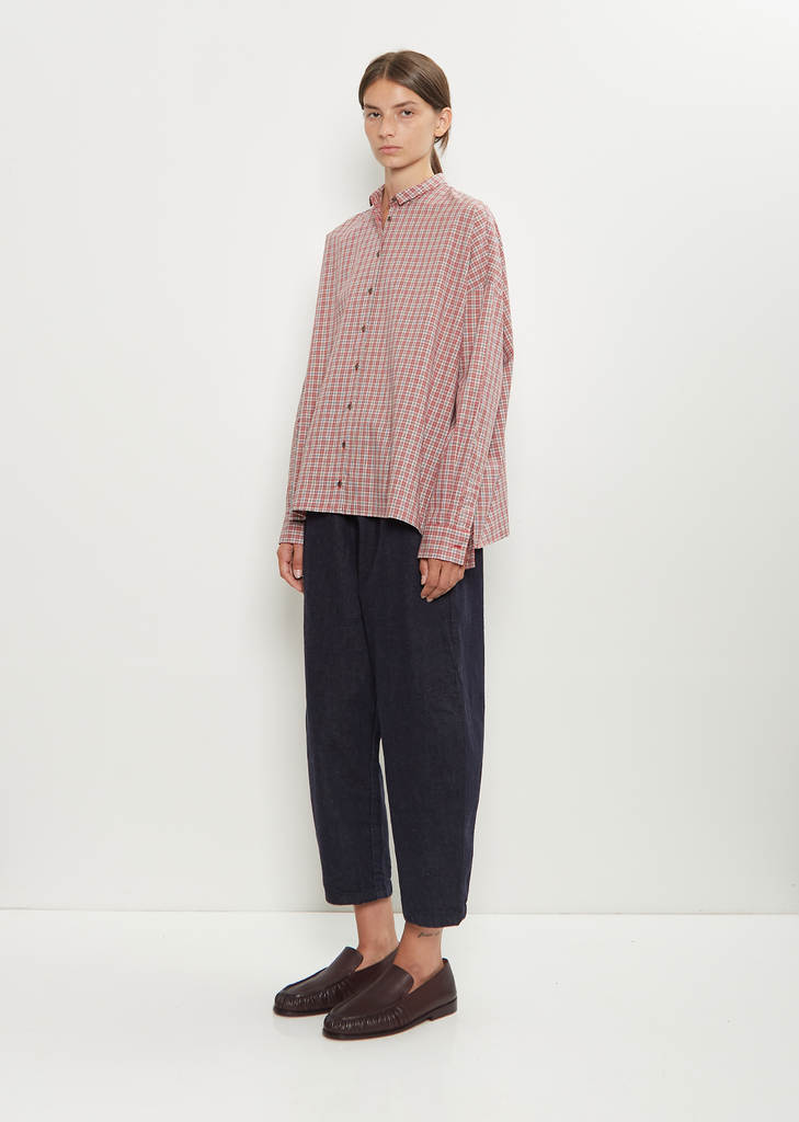 Japanese Denim Curved Pull On Pant