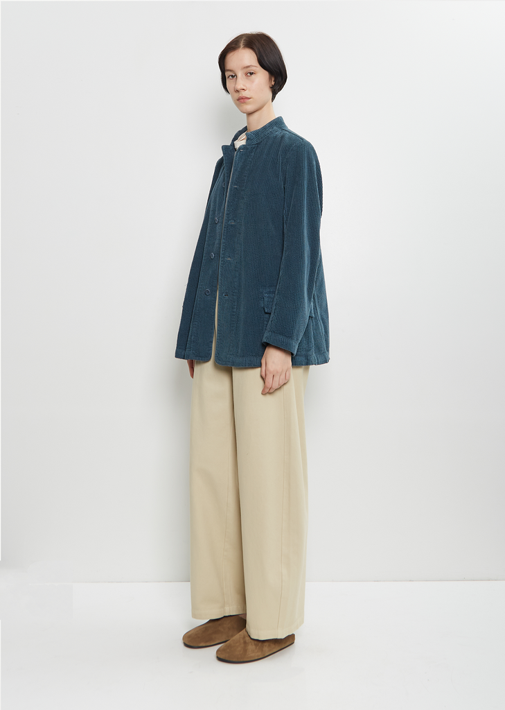 Pina Cotton Corduroy Jacket — Petrol