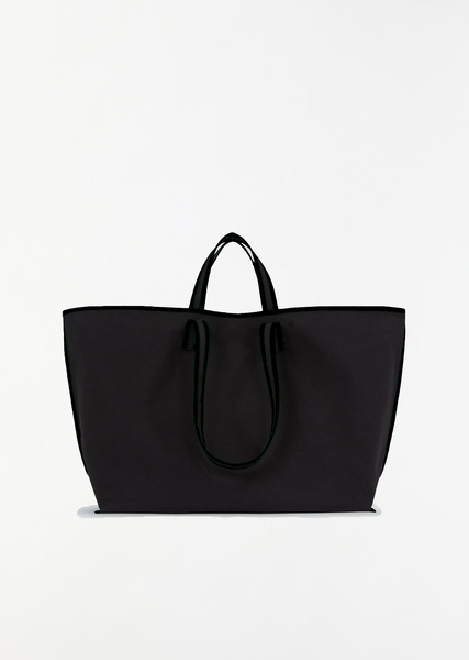 Canvas Tote — Black / Oil Black – La Garçonne