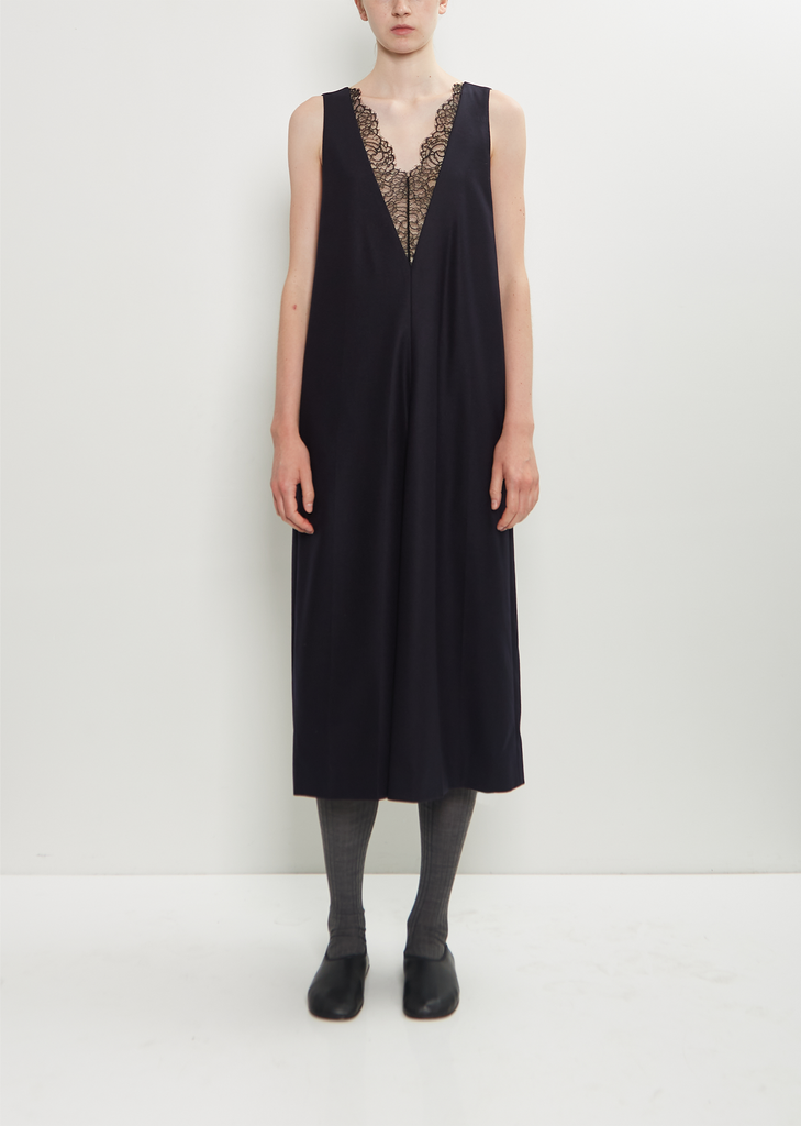 Wool Apron Lingerie Dress