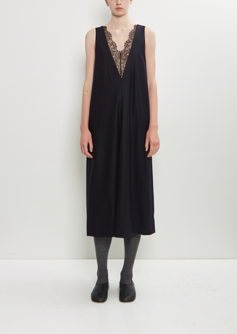 Wool Apron Lingerie Dress